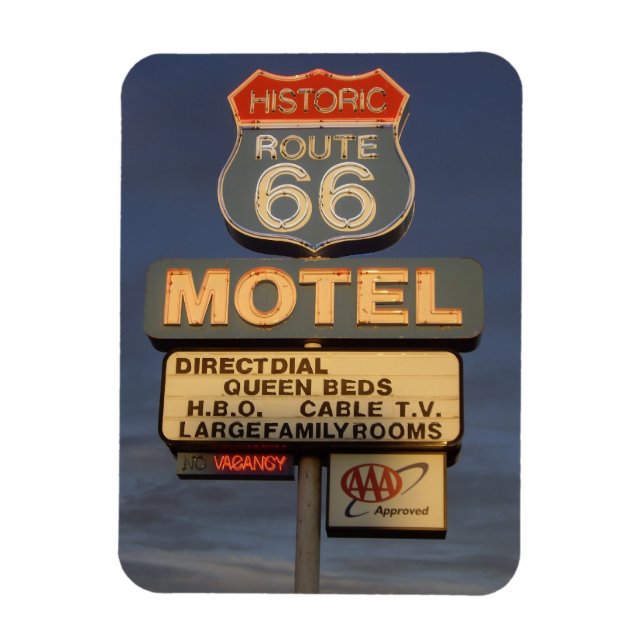 Historic Route 66 Magnet (Vertical)