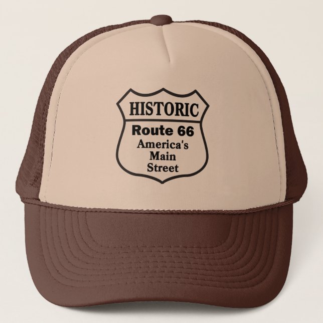 Historic Route 66 Trucker Hat (Front)
