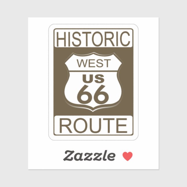 Historic Route 66, West binders (Sheet)