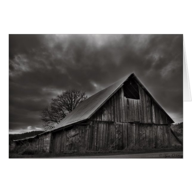 Historic Rustic Country Barn Card (Front Horizontal)