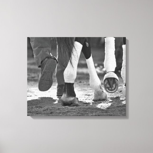 Historic Saratoga Race Course-Step Nicely Canvas Print (Front)