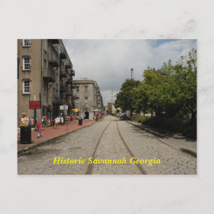 Historic Savannah Georgia Postcard