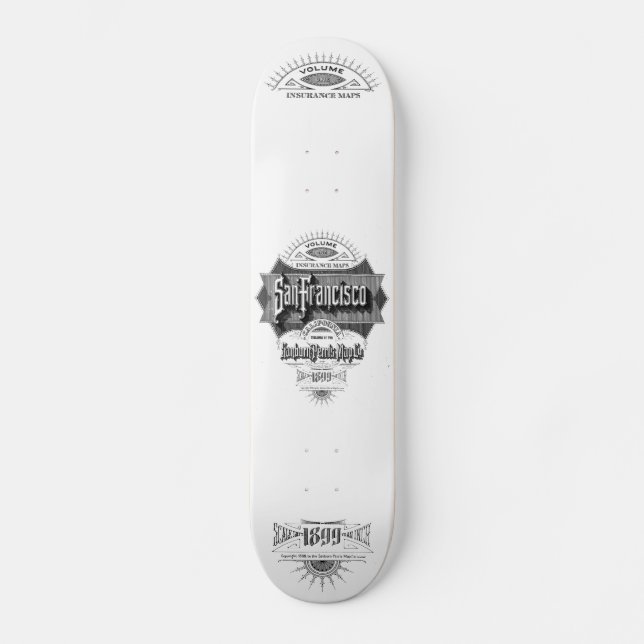 Historic SF Deck Skateboard (Front)