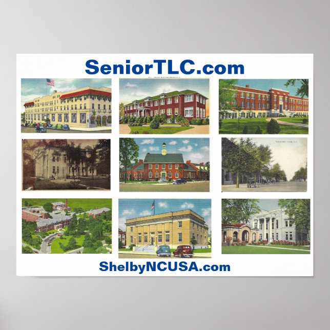 Historic Shelby NC Poster (Front)