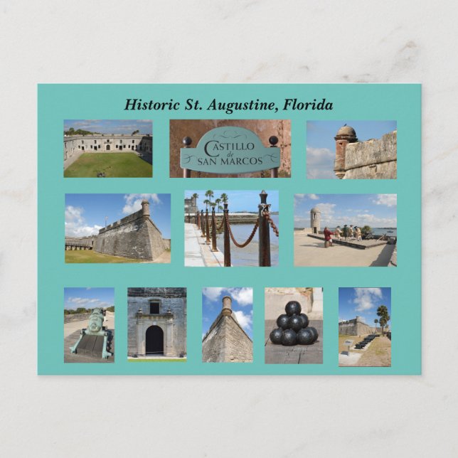 Historic St. Augustine, Florida Postcard (Front)