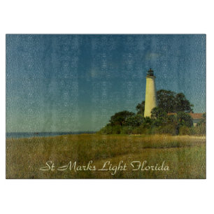 Historic St Mark's Light Florida Cutting Board