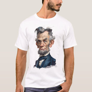 Historic Statesman Caricature — 19th-Century T-Shirt