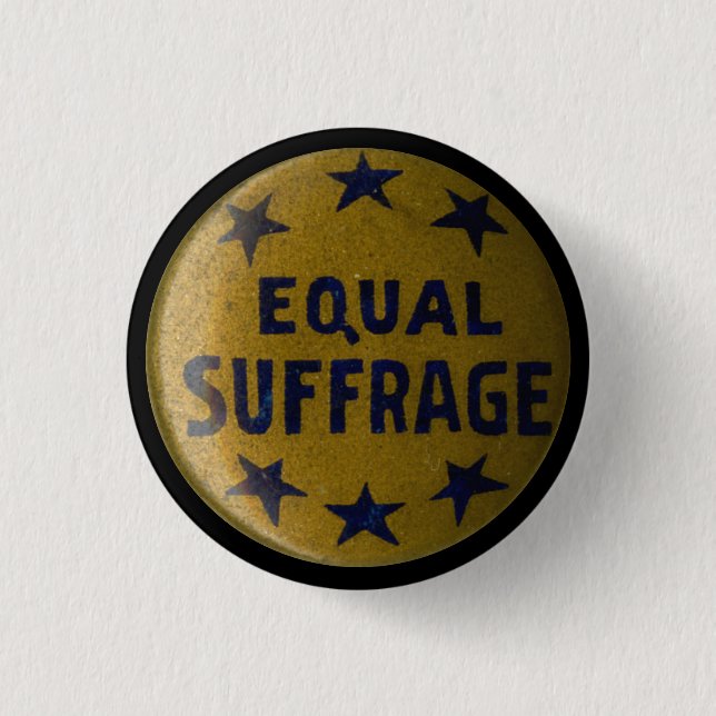 Historic Suffragette Pin Commemorative button (Front)