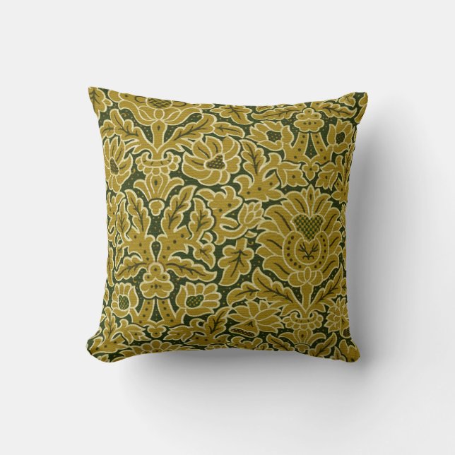 Historic Textile #3 @ SunshineDazzle Cushion (Front)