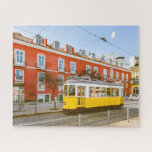 Historic Tram Buildings Lisbon Portugal Travel Jigsaw Puzzle<br><div class="desc">This travel themed design features Lisbon tram one of 6 historical urban lines which were originally pulled by horses in the city of Lisbon in Portugal #tram #transport #transportation #travel #adventure #lisbon #portugal #europe #european #landmark #historic #historical #antique #tourism #building #architecture #landscape #celebration #gift #gifts #puzzle #puzzles #jigsaw #jigsawpuzzle #fun...</div>