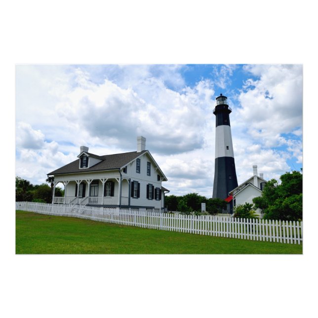 Historic Tybee Island Lighthouse Photo Print (Front)
