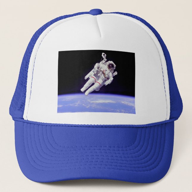 Historic Untethered Space Walk Trucker Hat (Front)