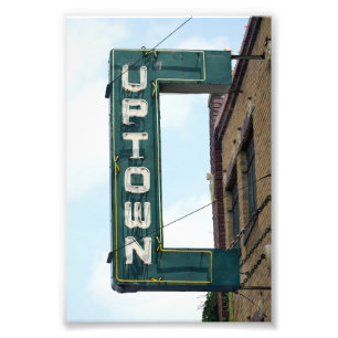Historic Uptown Theatre, Marceline, Missouri Photo Print
