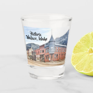 Historic Wallace Idaho Shot Glass