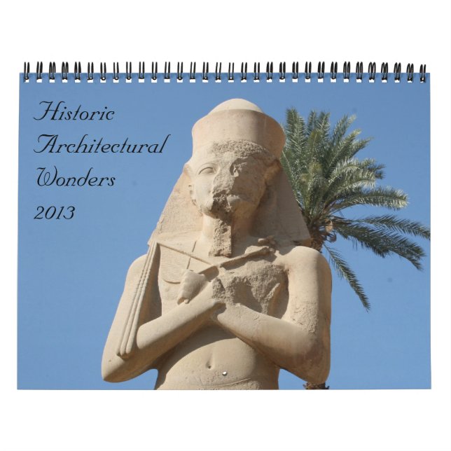 historic wonders 2013 calendar (Cover)