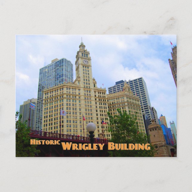 Historic Wrigley Building  - Chicago Illinois Postcard (Front)