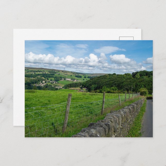 Historic Yorkshire Landscape Postcard (Front/Back)