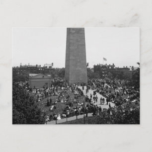 Historical Bunker Hill Monument Photograph Postcard