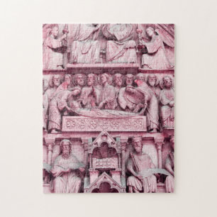 Historical, Christian sculptures Notre Dame Paris Jigsaw Puzzle