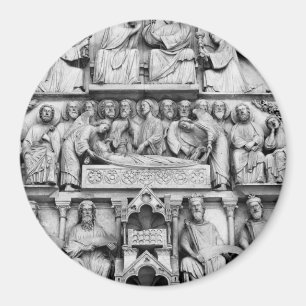 Historical, Christian Sculptures Notre Dame Paris Magnet