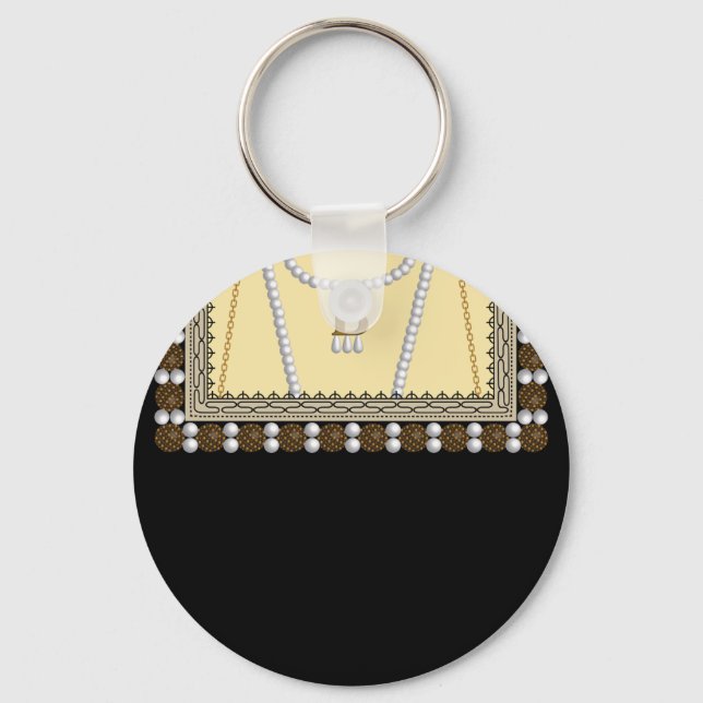 Historical Clothing - Anne Boleyn Key Ring (Front)