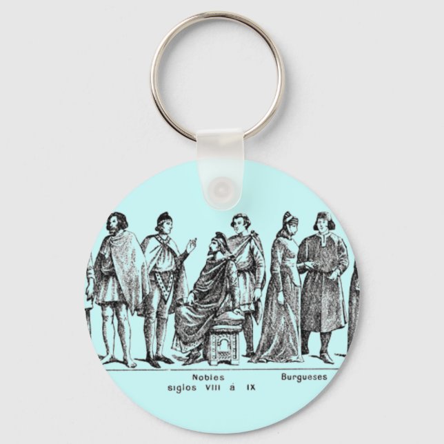 Historical Costumes Key Ring (Front)