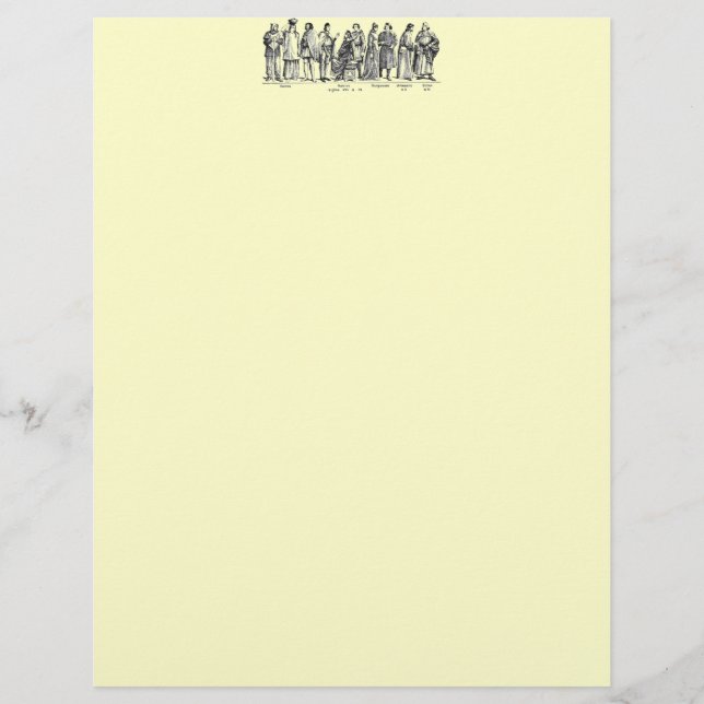 Historical Costumes Letterhead (Front)