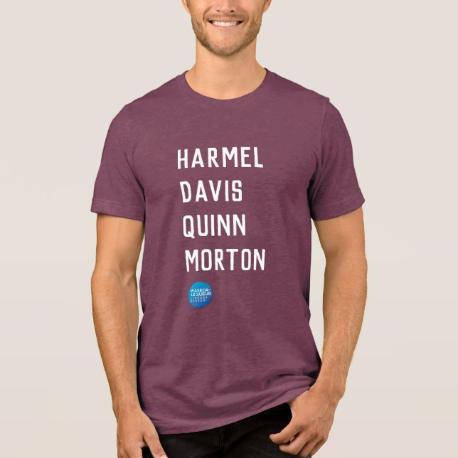 Historical Fiction Authors T-Shirt Tri-Blend Shirt (Front)