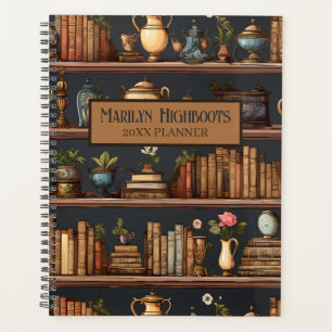 Historical Fiction Library Bookshelf Planner