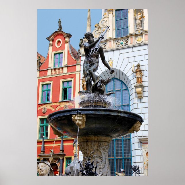 historical Gdansk, Poland Poster (Front)