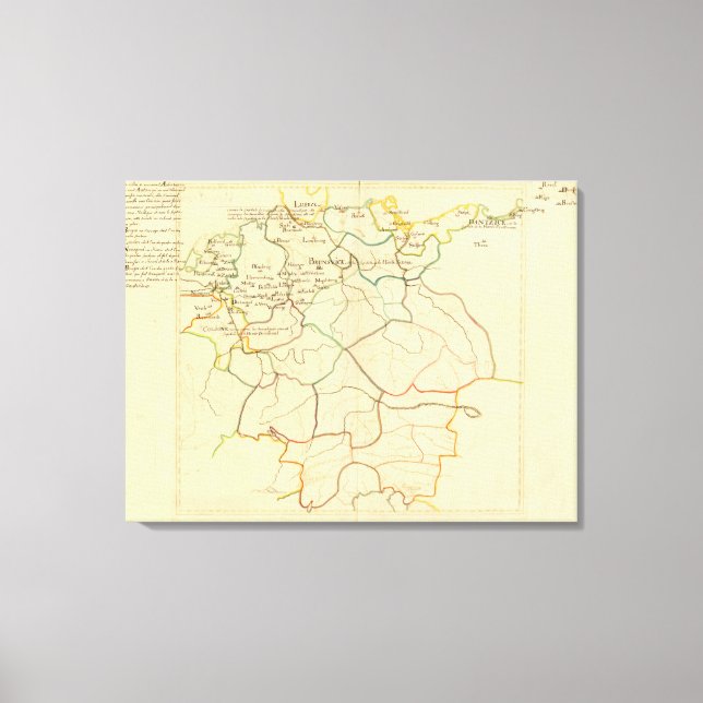 Historical Germany and Austria Canvas Print (Front)