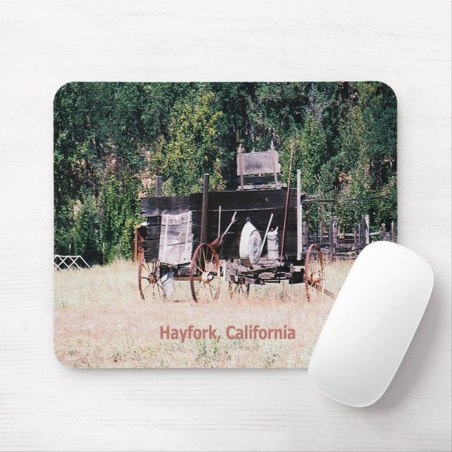 Historical Gold Rush wagon...... Mouse Pad (With Mouse)