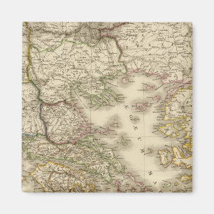 Historical Greece, Paris atlas map Magnet