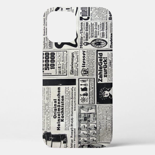 Historical Kiev: 1917 Newspaper Illustration Case-Mate iPhone Case (Back)