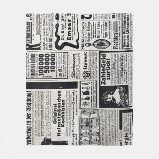 Historical Kiev: 1917 Newspaper Illustration Fleece Blanket