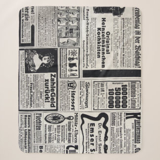 Historical Kiev: 1917 Newspaper Illustration Sherpa Blanket