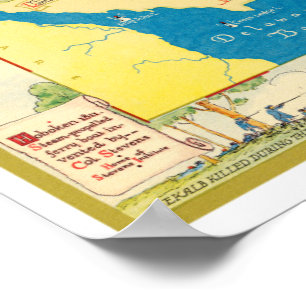 Historical Map of New Jersey Poster