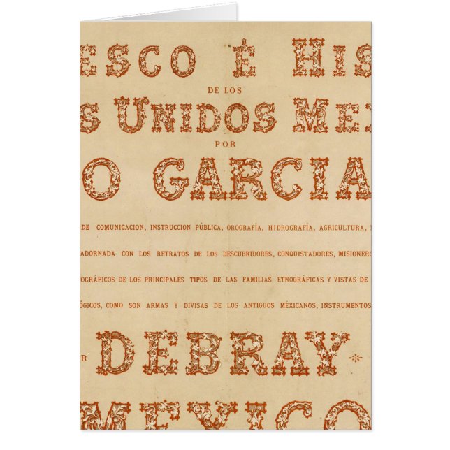 Historical Map Title Page (Front)