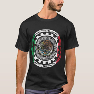 Historical Mexican Aztec Mexico Maya Calendar T-Shirt