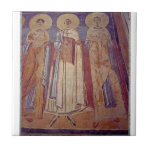 Historical mural roman art cermic tile