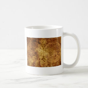 Historical Old Antique World Map Coffee Mug