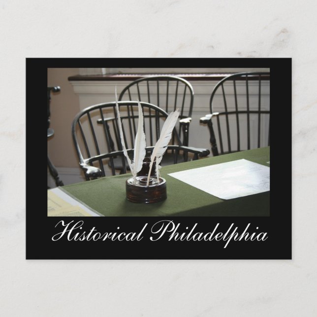 Historical Philadelphia Postcard (Front)