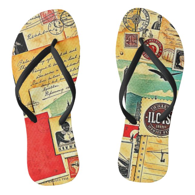 Historical Postal Journey Jandals (Footbed)