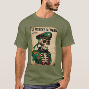 Historical Saint Patricks Battalion Military  T-Shirt