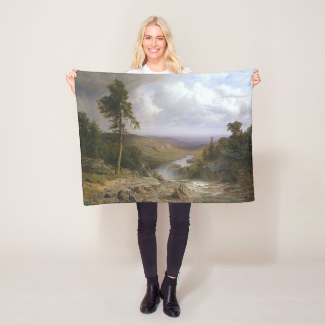 Historical Tennessee Landscape Fleece Blanket (In Situ)
