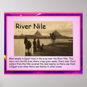 History, Ancient Egypt River Nile Poster