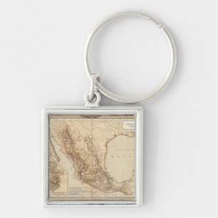 History and Architecture of Mexico Key Ring
