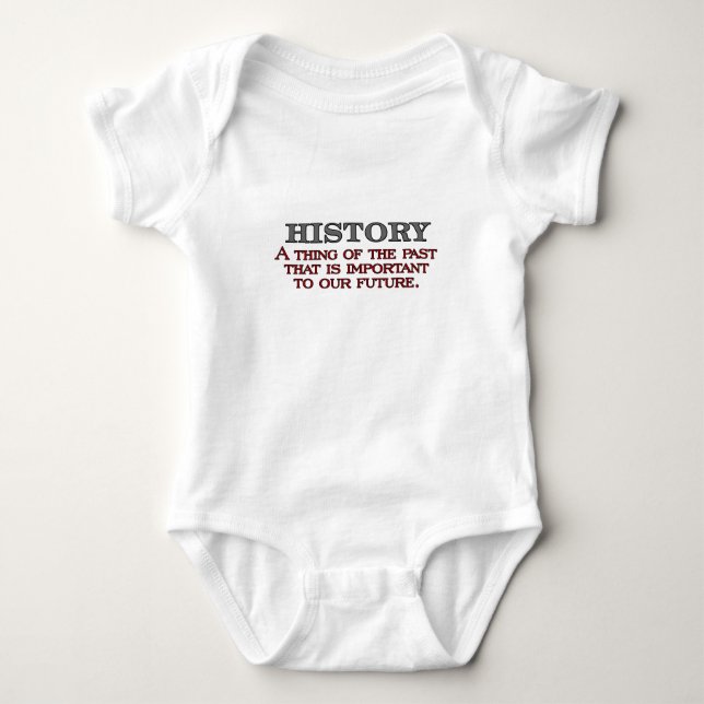 History Baby Bodysuit (Front)