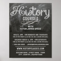 History Blackboard, History Course Advertising