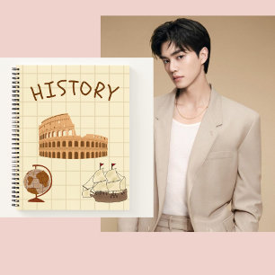 History brown 🤎📜 notebook